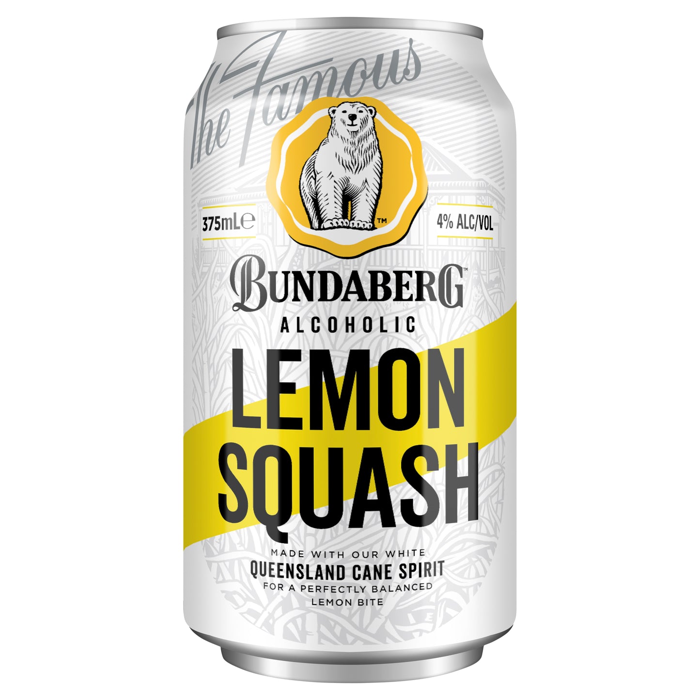 Bundaberg Alcoholic Lemon Squash 375ml