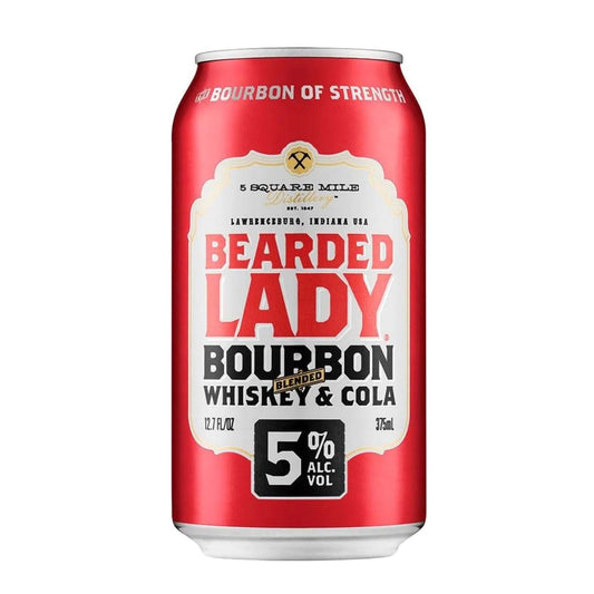 Bearded Lady Bourbon Whiskey & Cola 5% 375ml