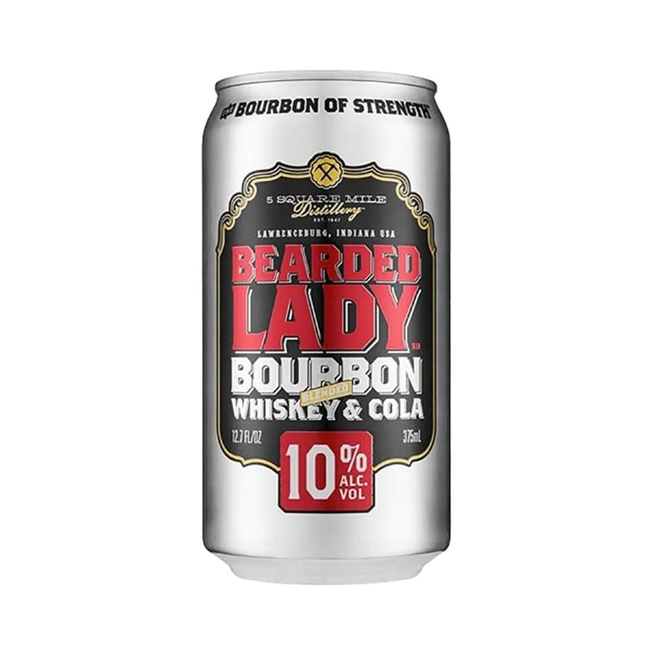 Bearded Lady Bourbon Whiskey & Cola 10% Cans 375ml
