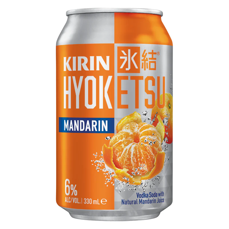 Kirin Hyoketsu Mandarin 6% Cans 330ml