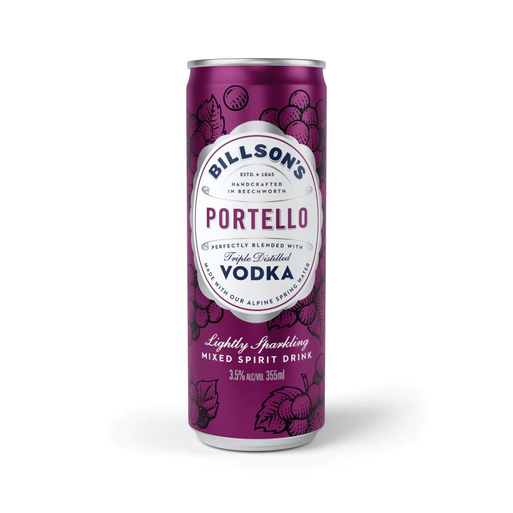 Billson's Vodka Portello 355ml