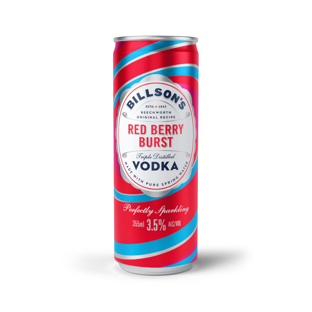 Billson's Vodka Red Berry Burst 355ml