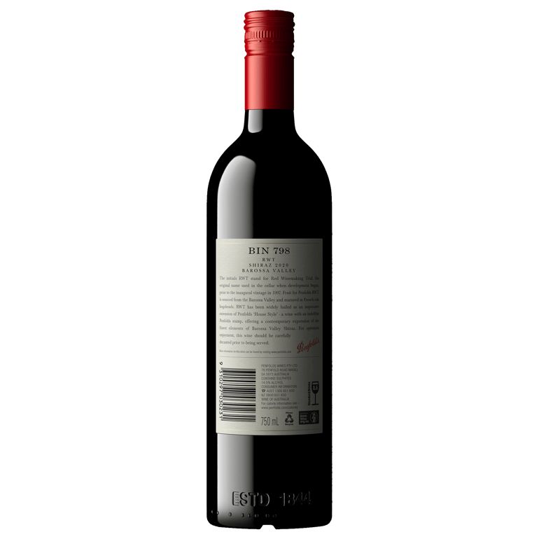 Penfolds RWT Bin 798 Shiraz 2020