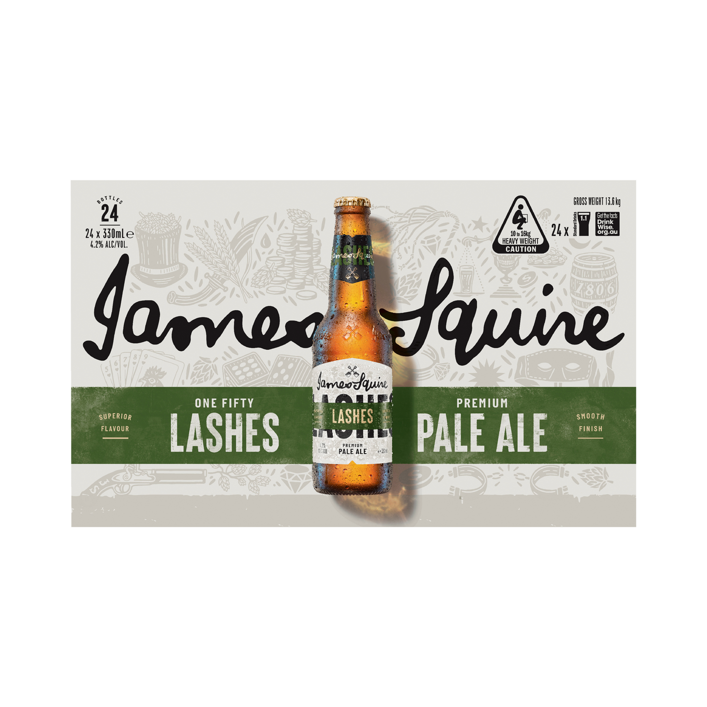 James Squire One Fifty Lashes Pale Ale Bottle 345ml