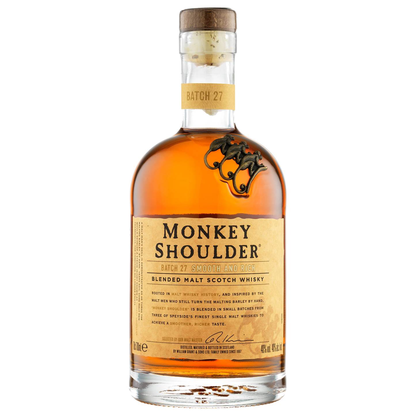 Monkey Shoulder Blended Malt Scotch Whisky 700ml