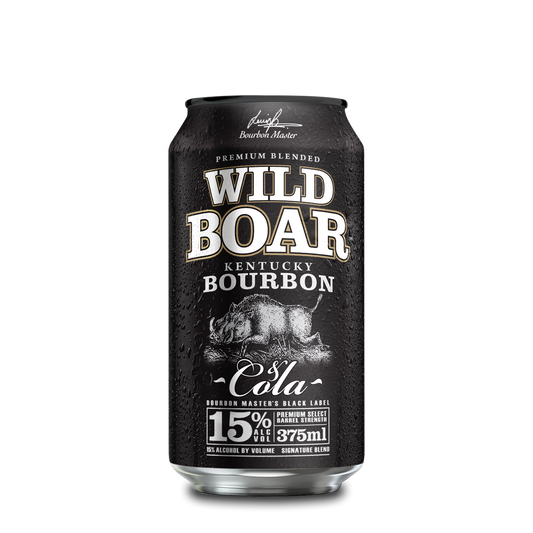 Wild Boar Bourbon & Cola 15% Cans 375ml