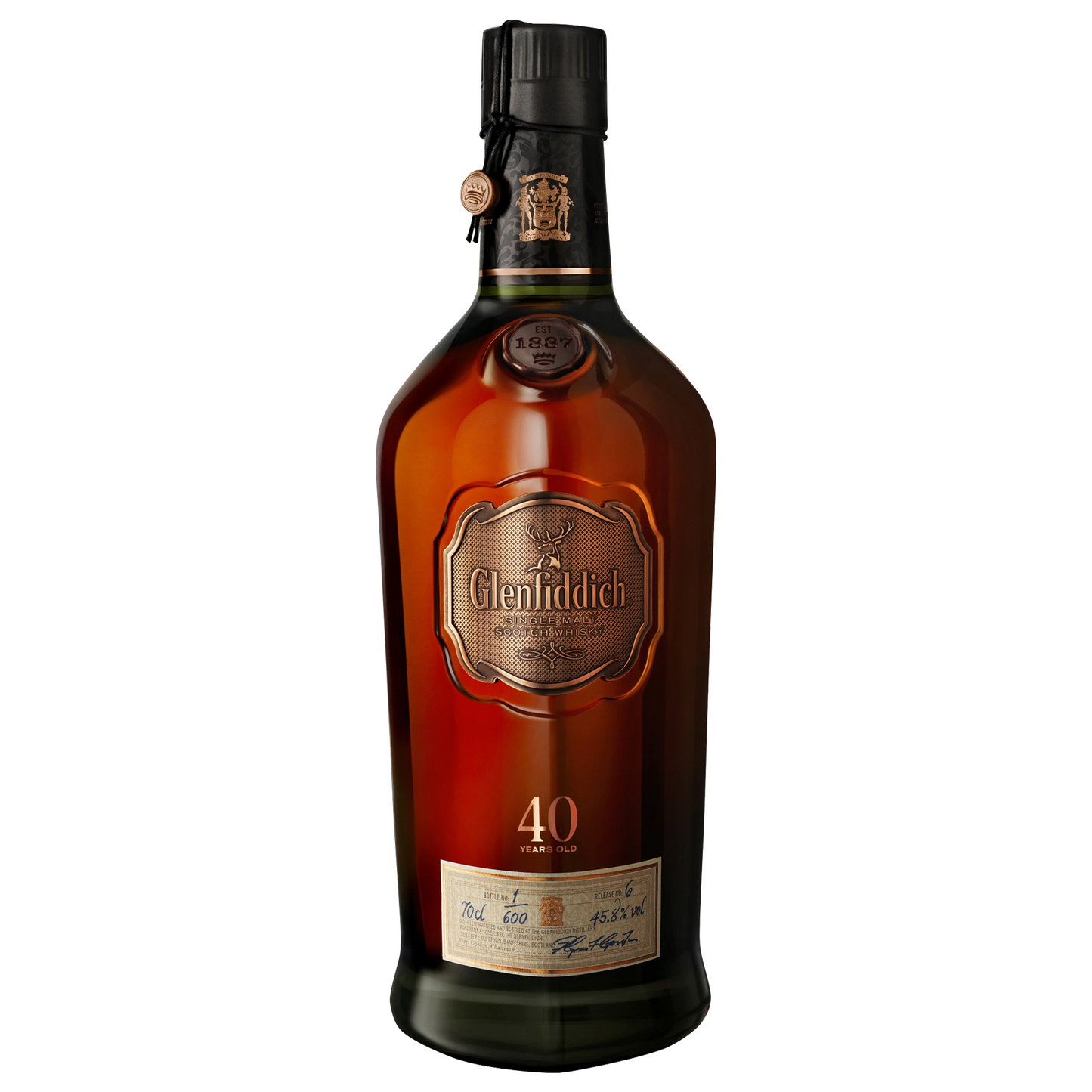 Glenfiddich 40 Year Old Single Malt Scotch Whisky 700ml - Boozeit.com.au
