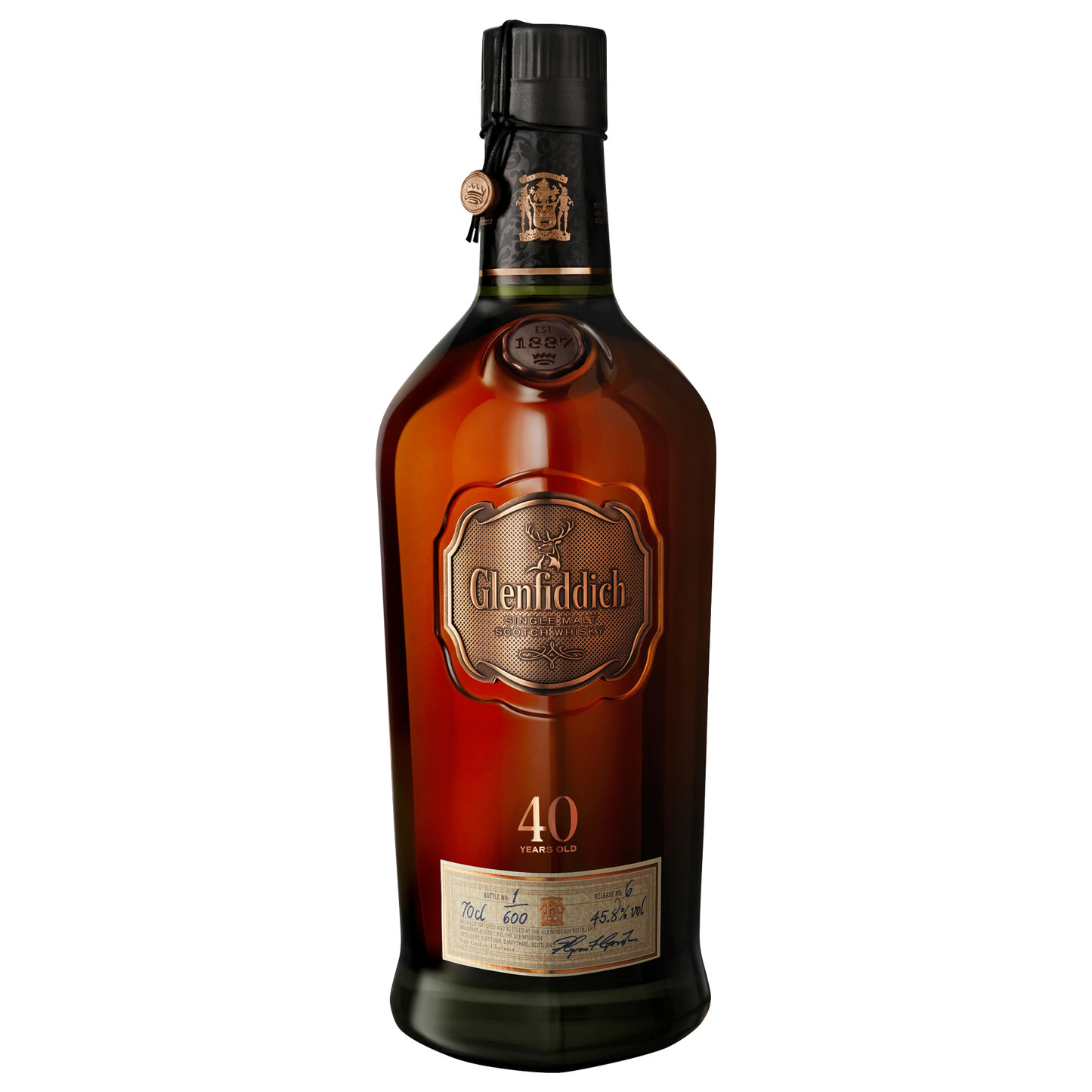 Glenfiddich 40 Year Old Single Malt Scotch Whisky 700ml