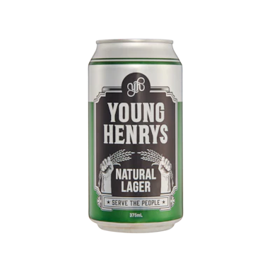 Young Henrys Natural Lager 375ml - Boozeit.com.au