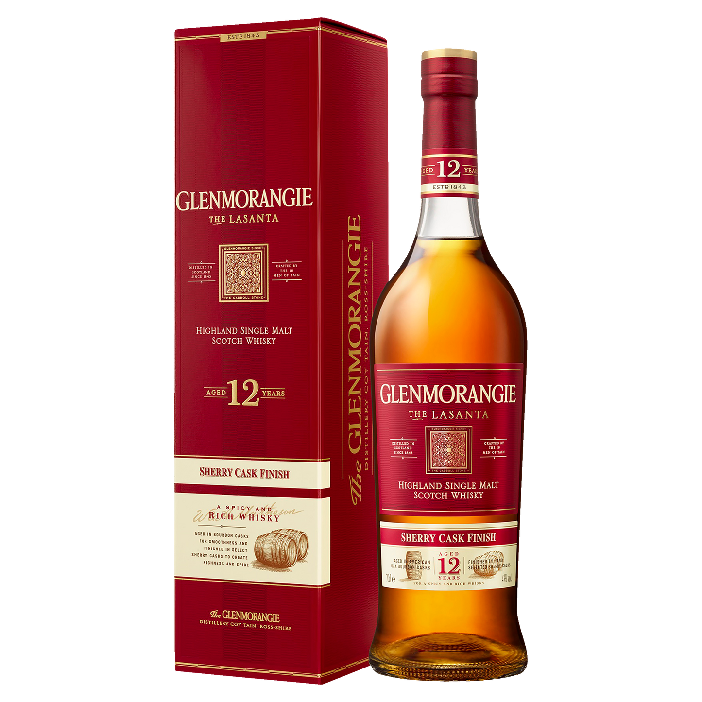 Glenmorangie The Lasanta 12 Year Old Single Malt Scotch Whisky 700ml