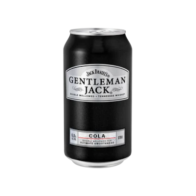 Gentleman Jack Rare Tennessee Whiskey & Cola Cans 375ml
