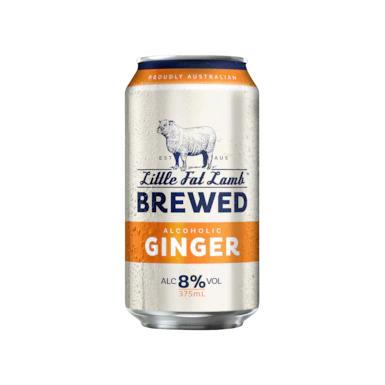 Little Fat Lamb 8% Ginger 10 Pack Cans 375ml - Boozeit.com.au