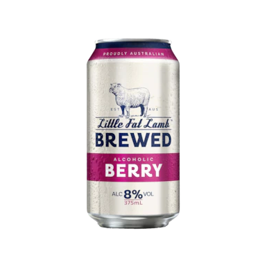Little Fat Lamb 8% Berry 10 Pack Cans 375ml - Boozeit.com.au