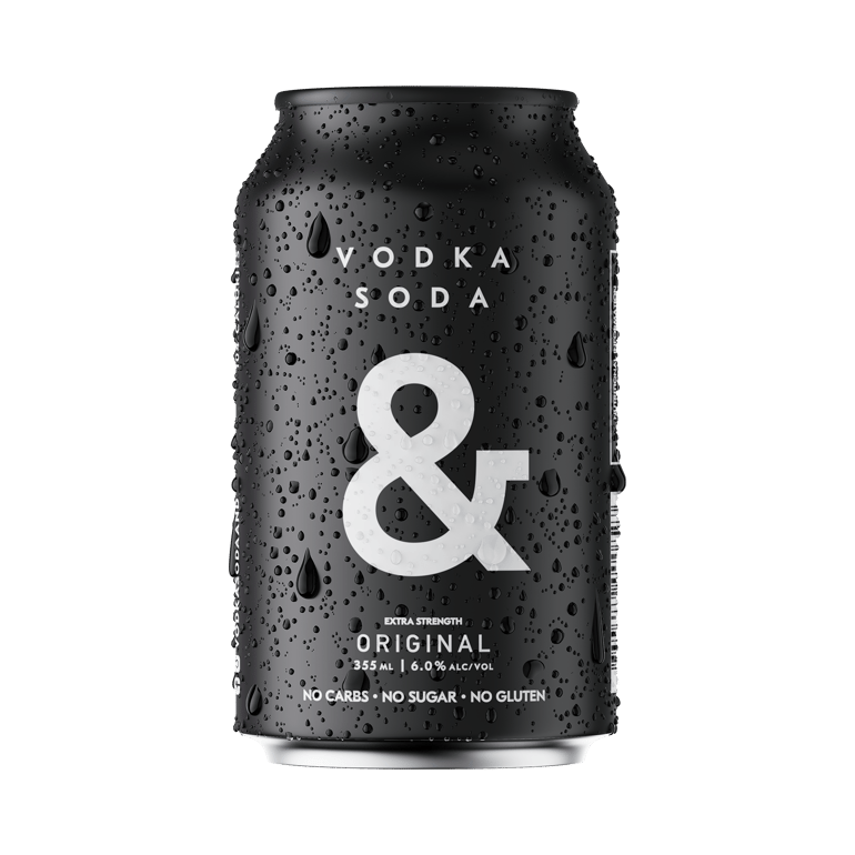 Ampersand Vodka Soda & Black 6% Cans 330ml