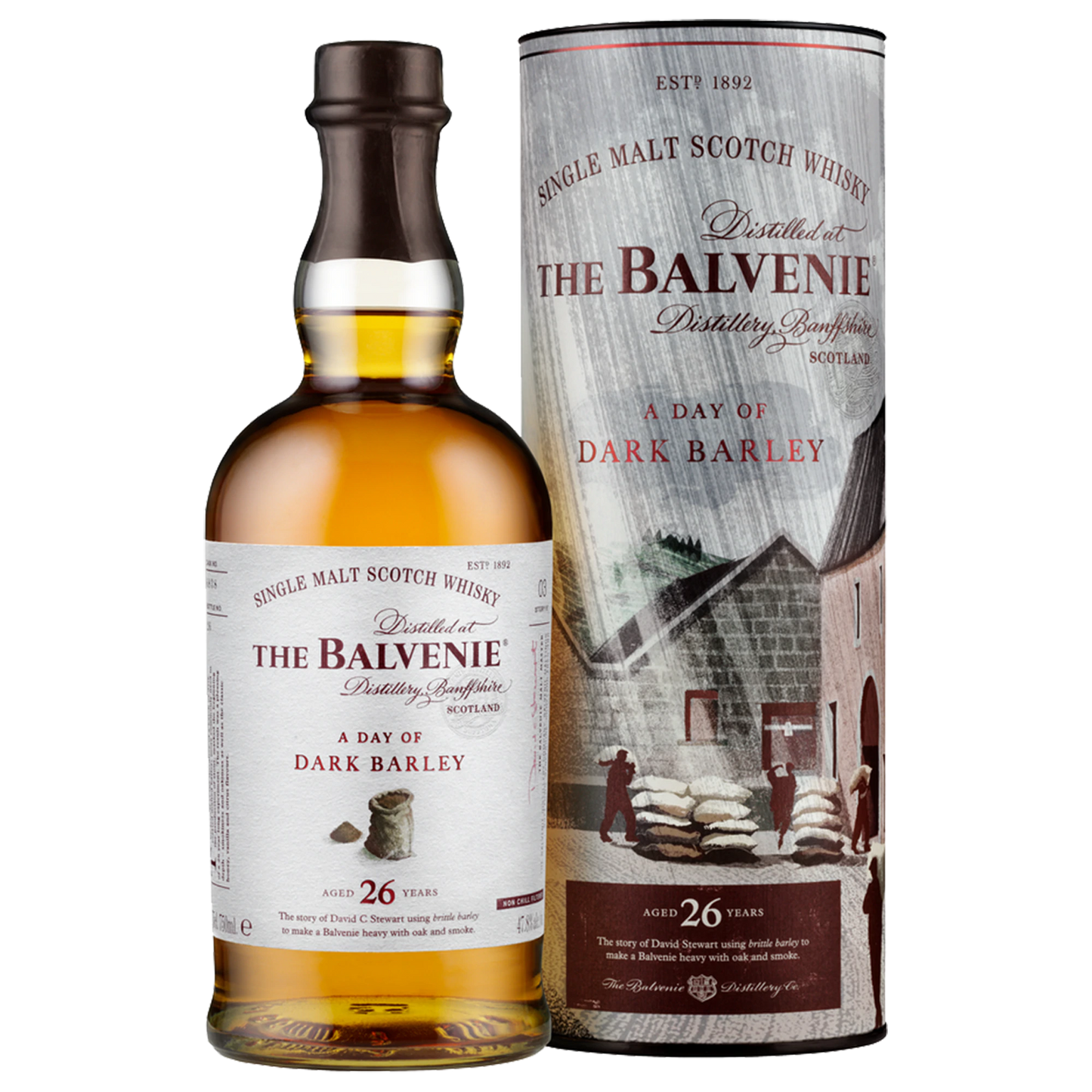 The Balvenie Stories A Day Of Dark Barley 26 Year Old Single Malt Scotch Whisky 700ml