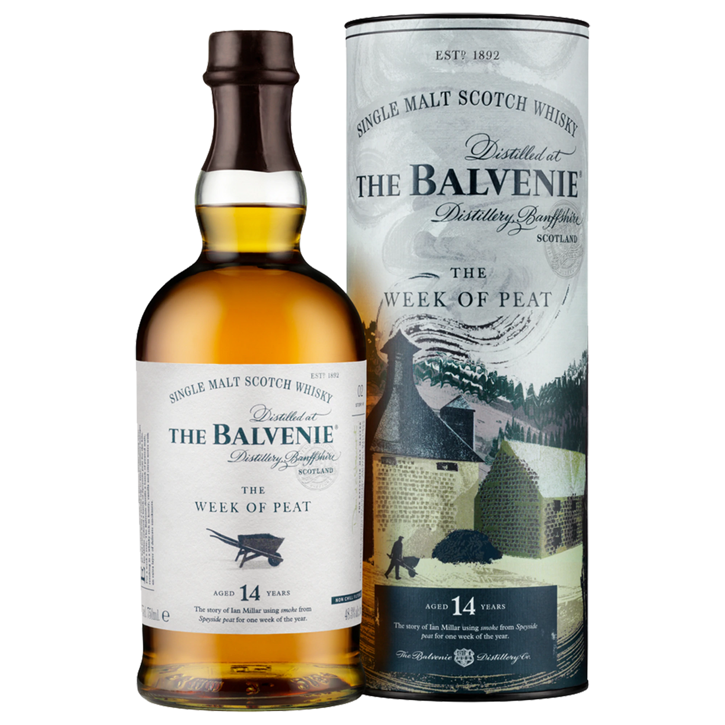The Balvenie Stories The Week Of Peat 14 Year Old Single Malt Scotch Whisky 700ml