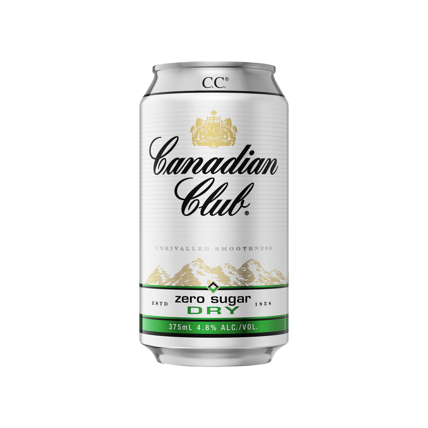 Canadian Club & Zero Sugar Dry Cans 375ml - Boozeit.com.au