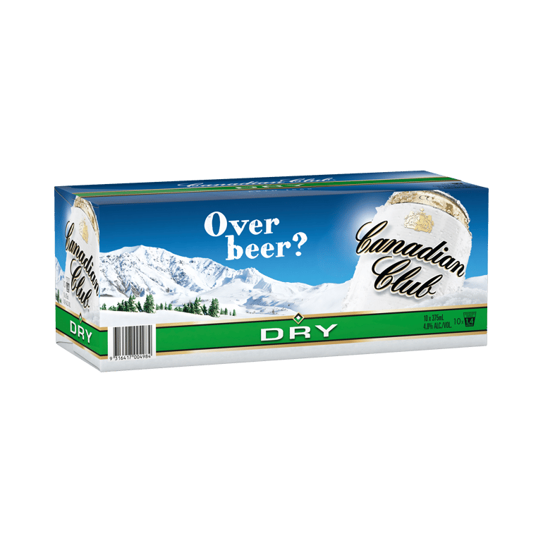 Canadian Club & Dry 10 Pack Cans 375ml