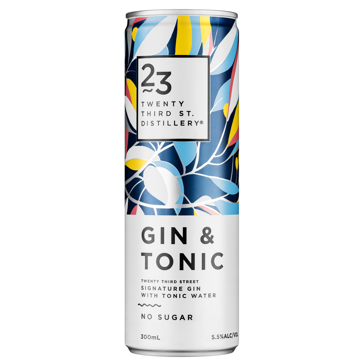 23rd Street Distillery Signature Gin and Tonic Cans 300ml