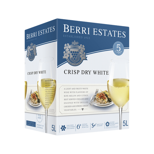 Berri Estates Crisp Dry White Cask 5L