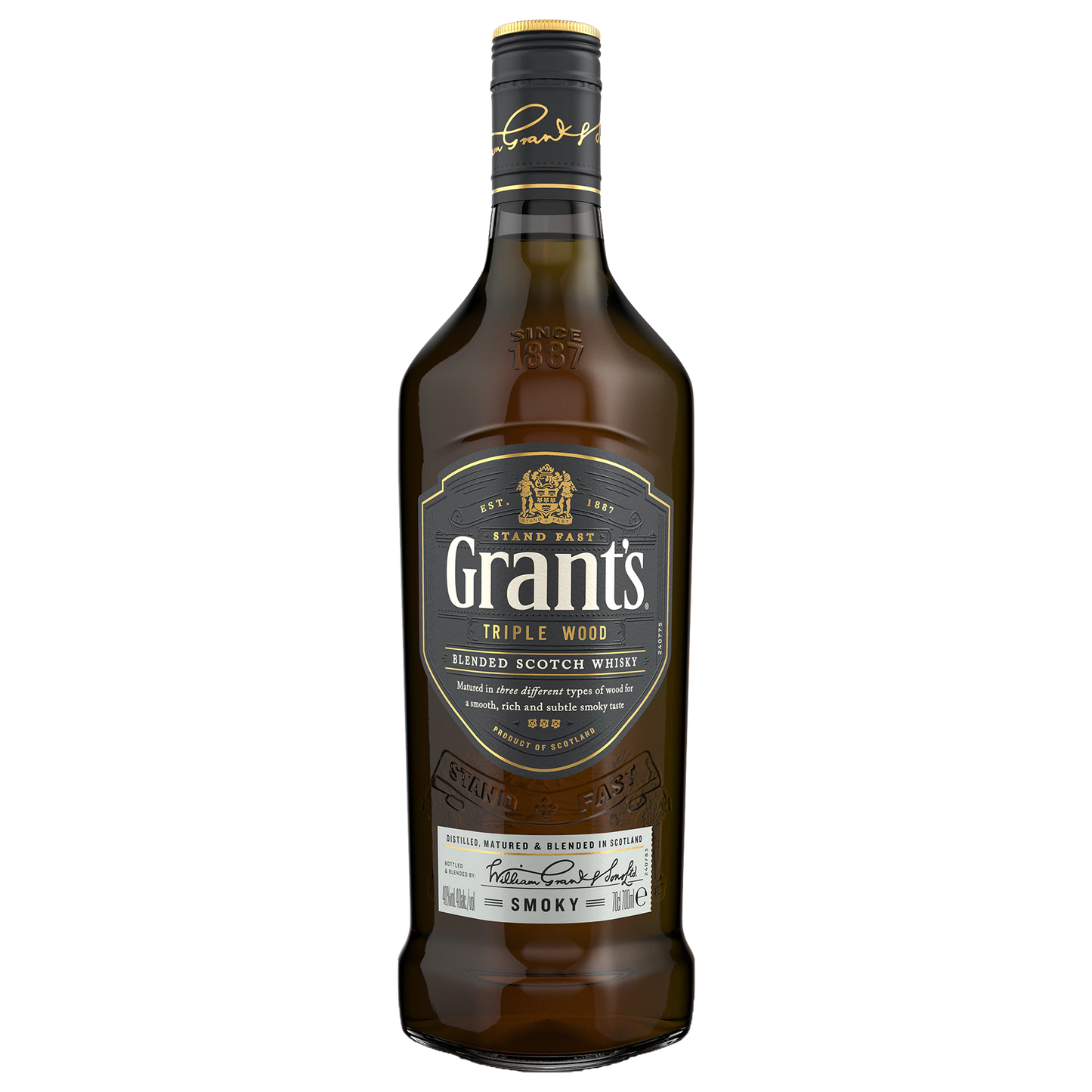 Grant's Triple Wood Smoky Scotch Whisky 700ml