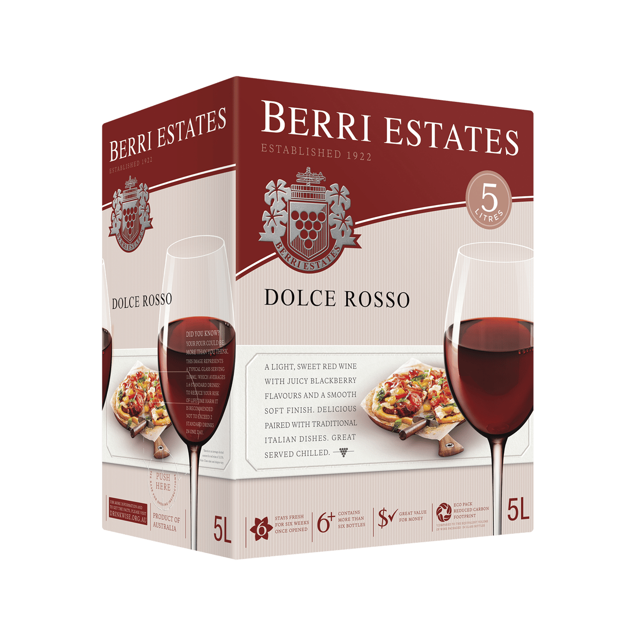 Berri Estates Dolce Rosso Cask 5L