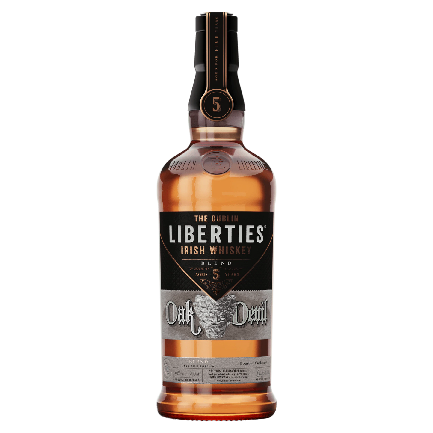Liberties Oak Devil 5 Year Old Whiskey 700ml