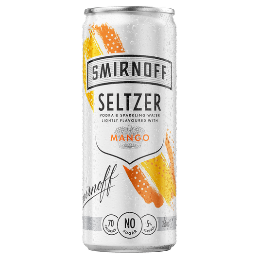 Smirnoff Mango Seltzer Cans 250ml