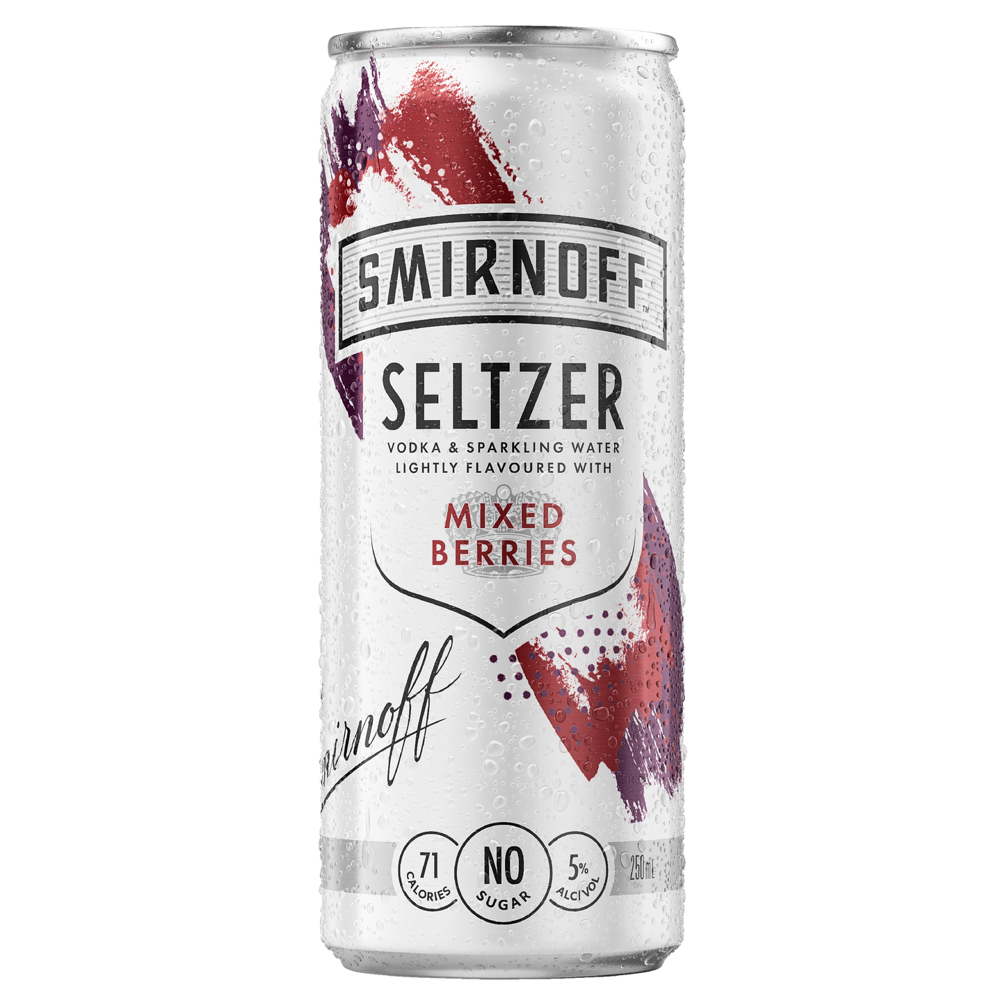Smirnoff Mixed Berries Seltzer Cans 250ml