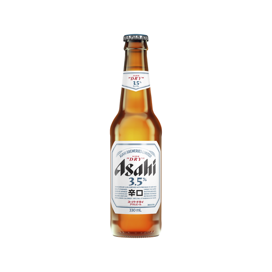 Asahi Super Dry 3.5% Bottle 330ml