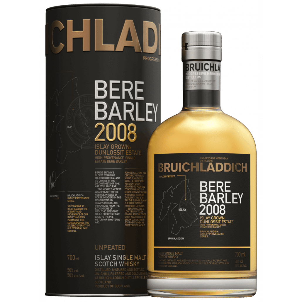 Bruichladdich Bere Barley 2008 Single Malt Scotch Whisky 700ml