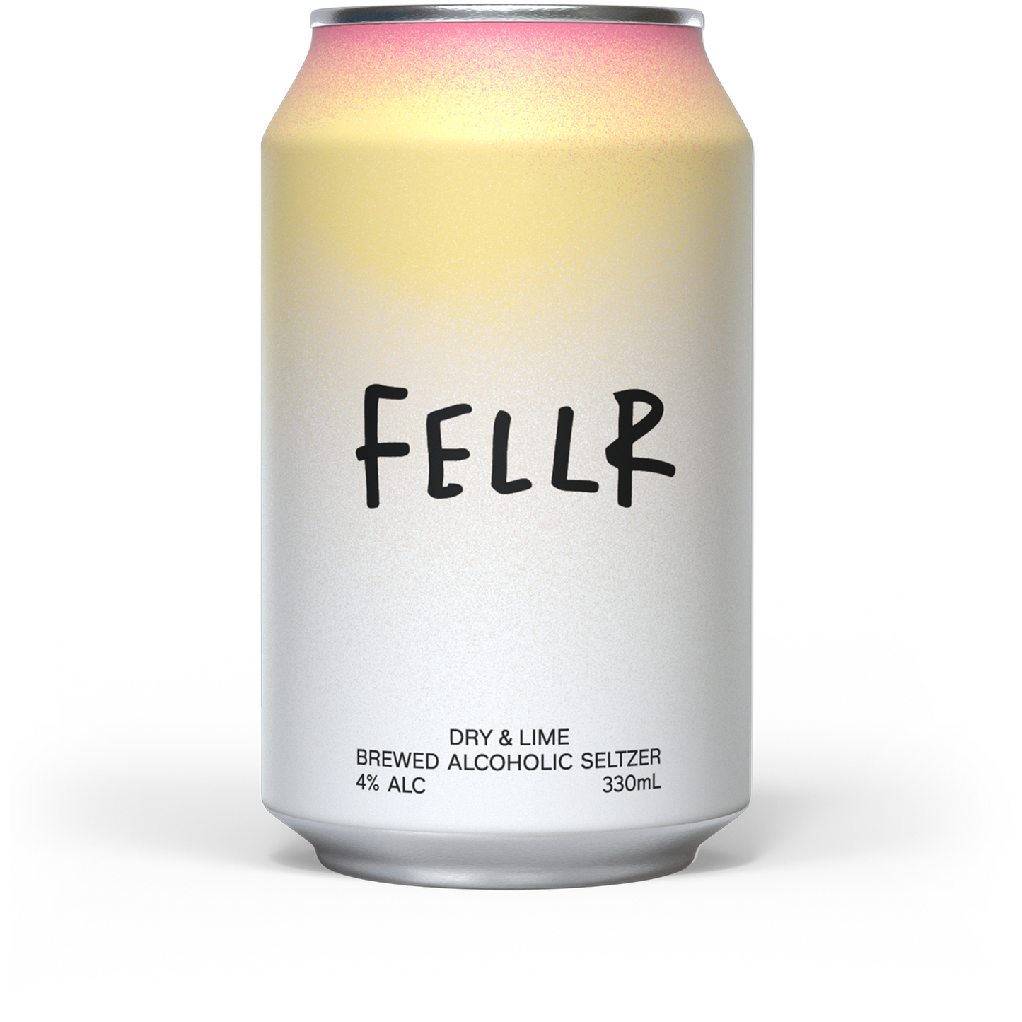FELLR Dry & Lime Brewed Alcoholic Seltzer Cans 330ml