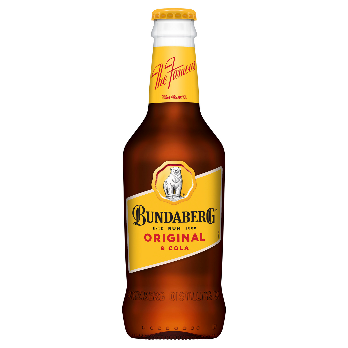 Bundaberg Original Rum & Cola Bottles 345ml