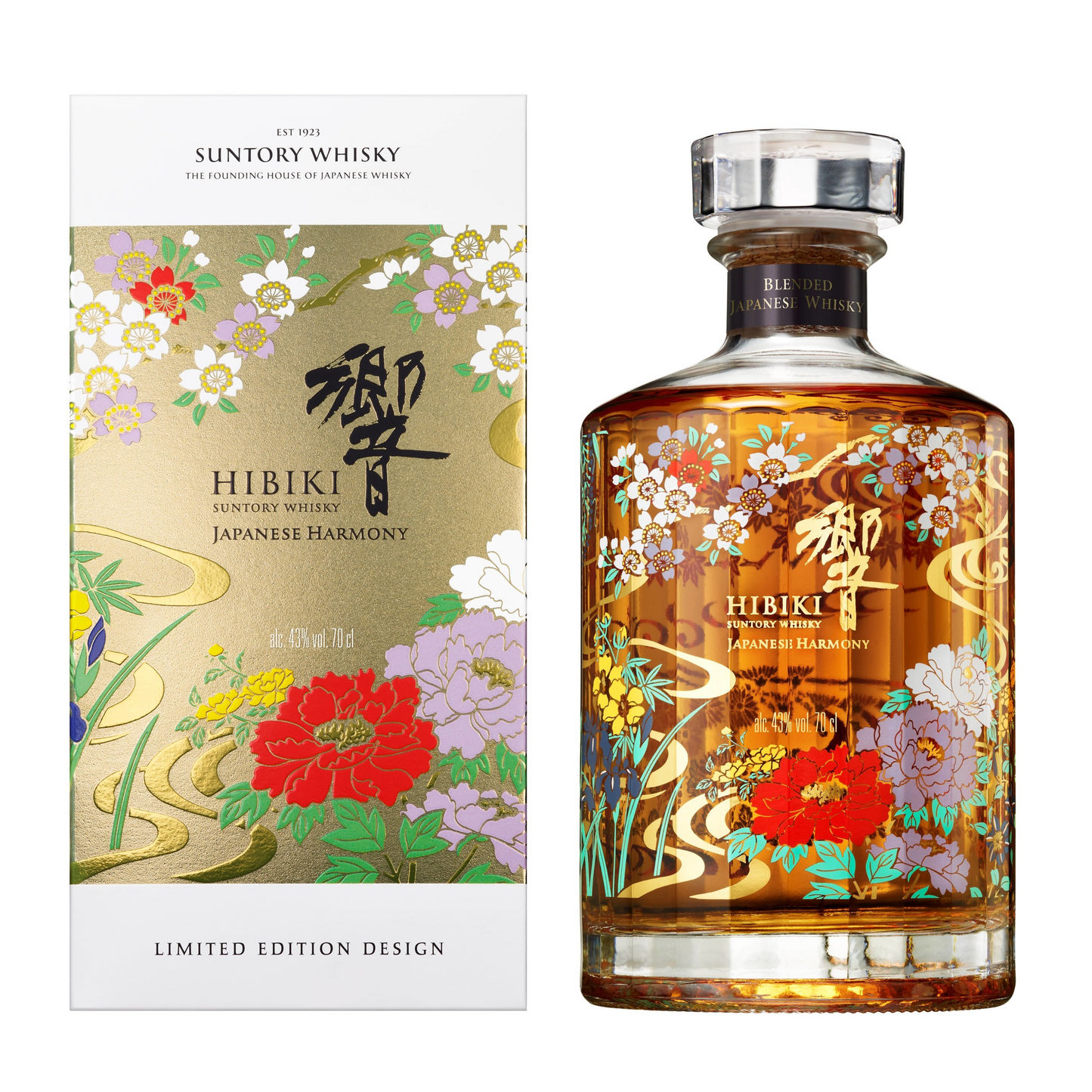 Hibiki Japanese Harmony Ryusui-Hyakka Limited Edition 2021 Single Malt Whisky 700ml - Boozeit.com.au