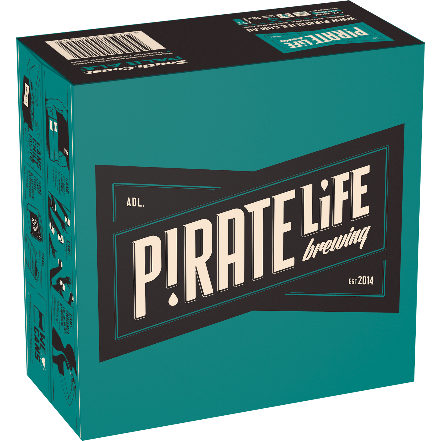 Pirate Life Brewing South Coast Pale Ale 355ml