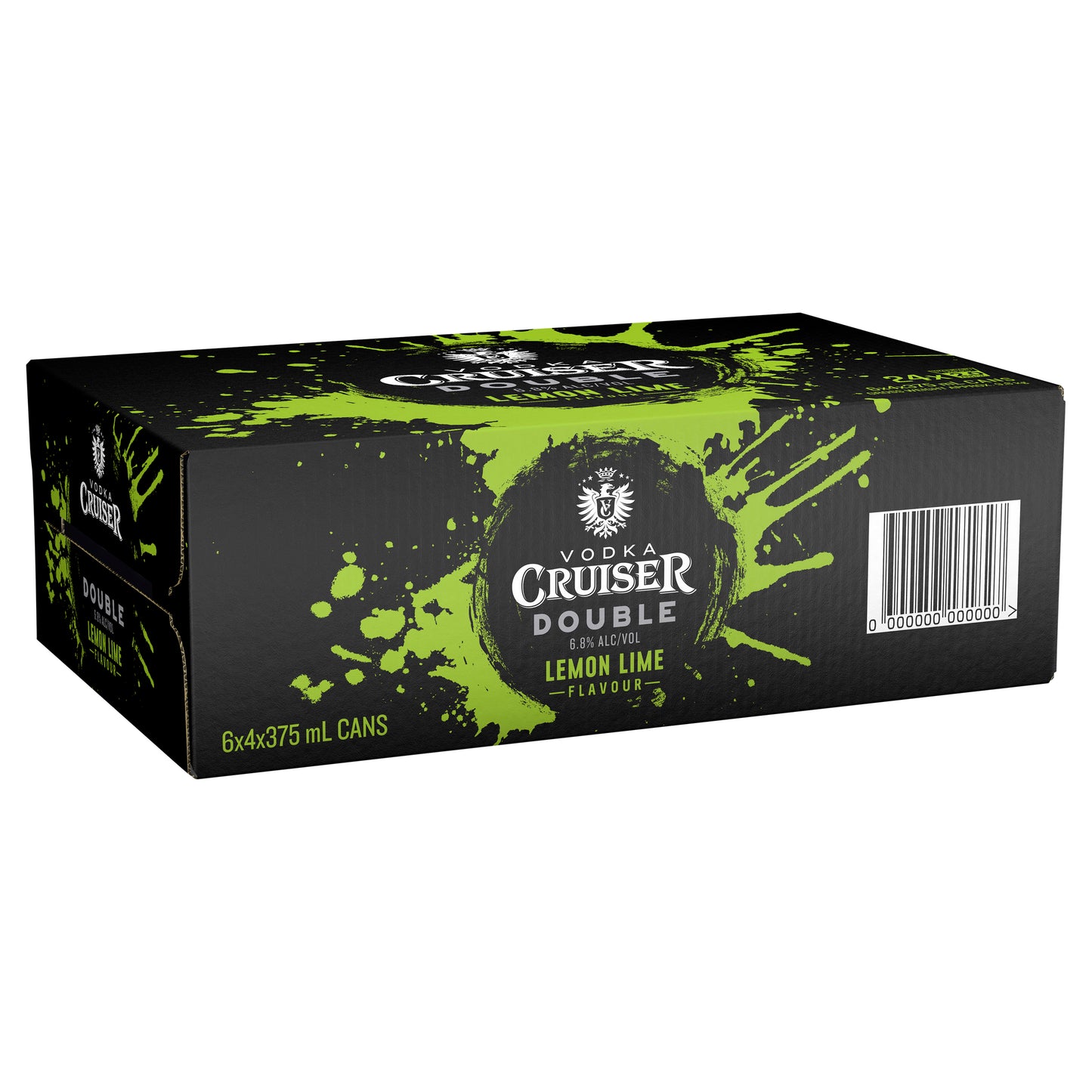 Vodka Cruiser Double Lemon Lime 6.8% Cans 375ml