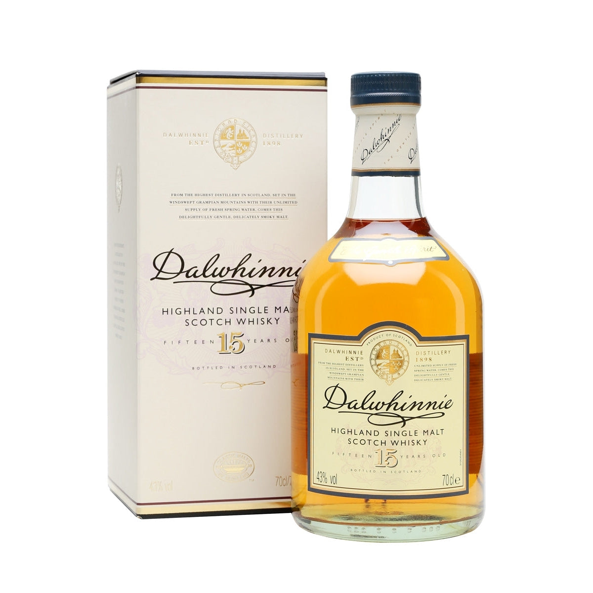 Dalwhinnie 15 Year Old Single Malt Whisky 700ml