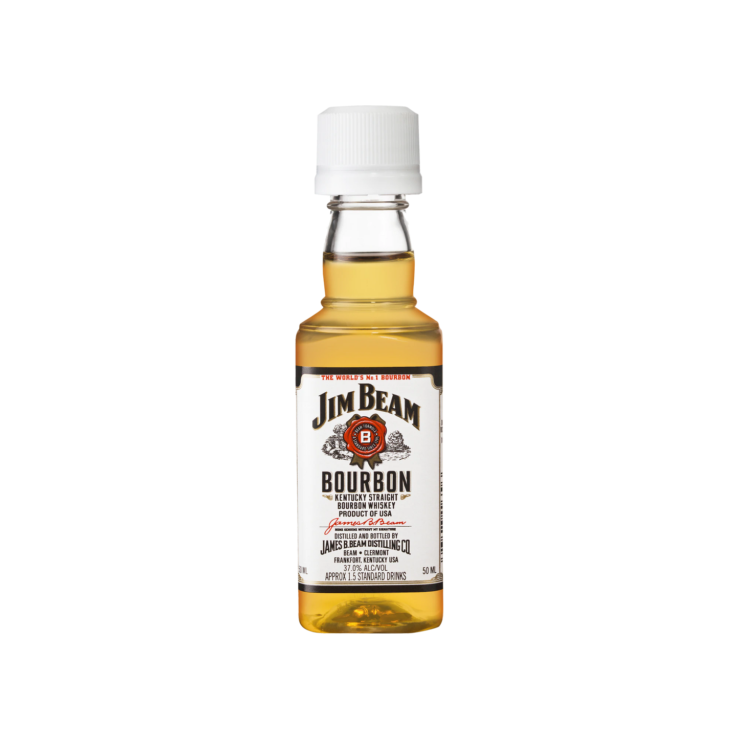 Jim Beam White Label Kentucky Straight Bourbon Whiskey 50ml