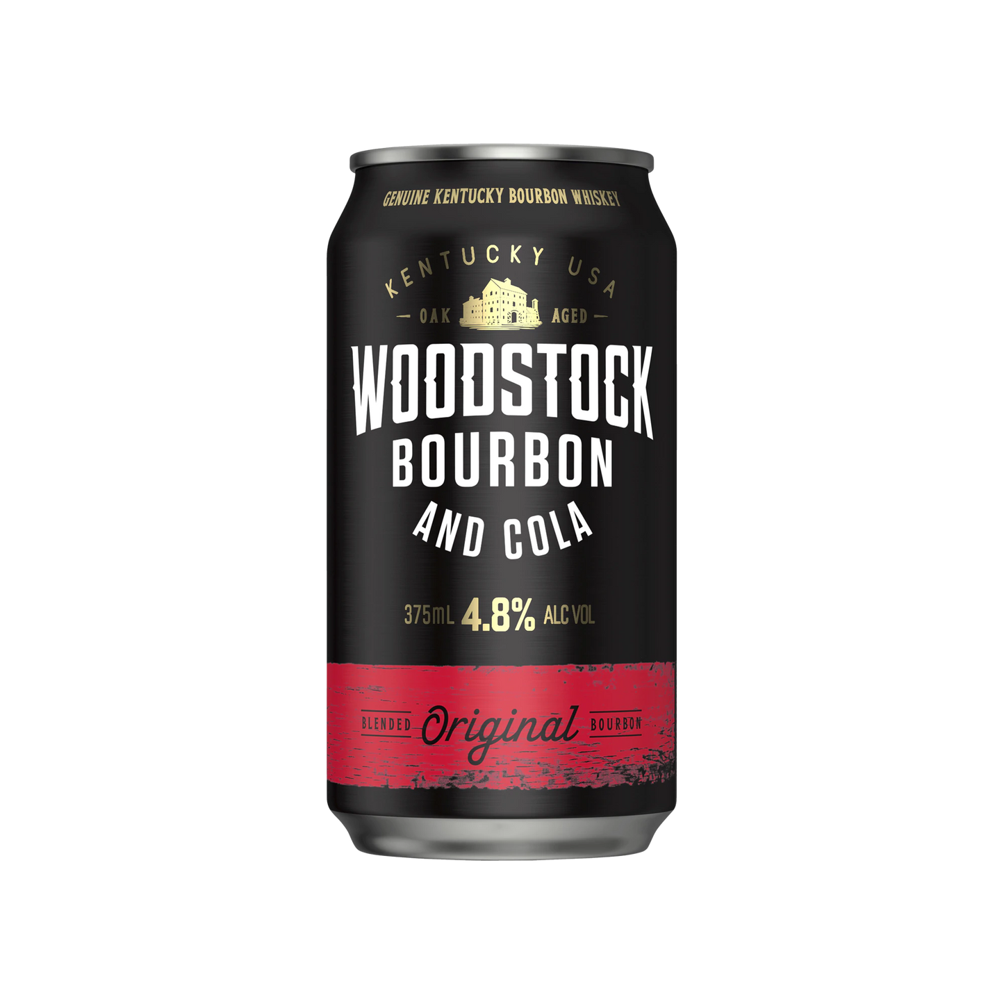 Woodstock Bourbon & Cola 4.8% Cans 375ml