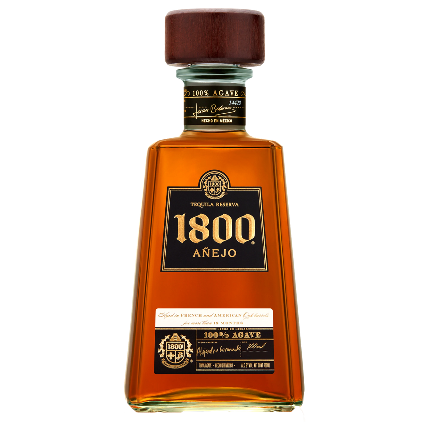 1800 Anejo Tequila 750ml - Boozeit.com.au