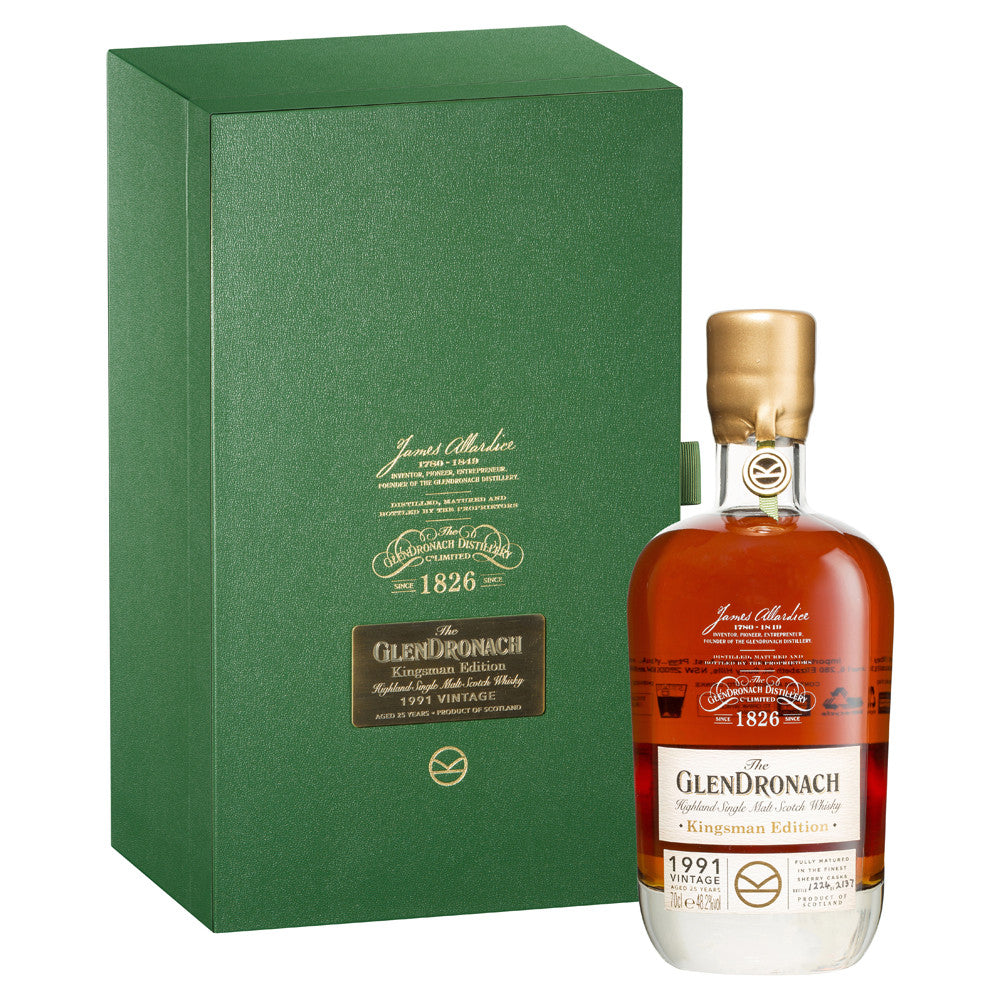 The GlenDronach 1991 Kingsman Edition 25 Year Old Single Malt Scotch Whisky 700ml