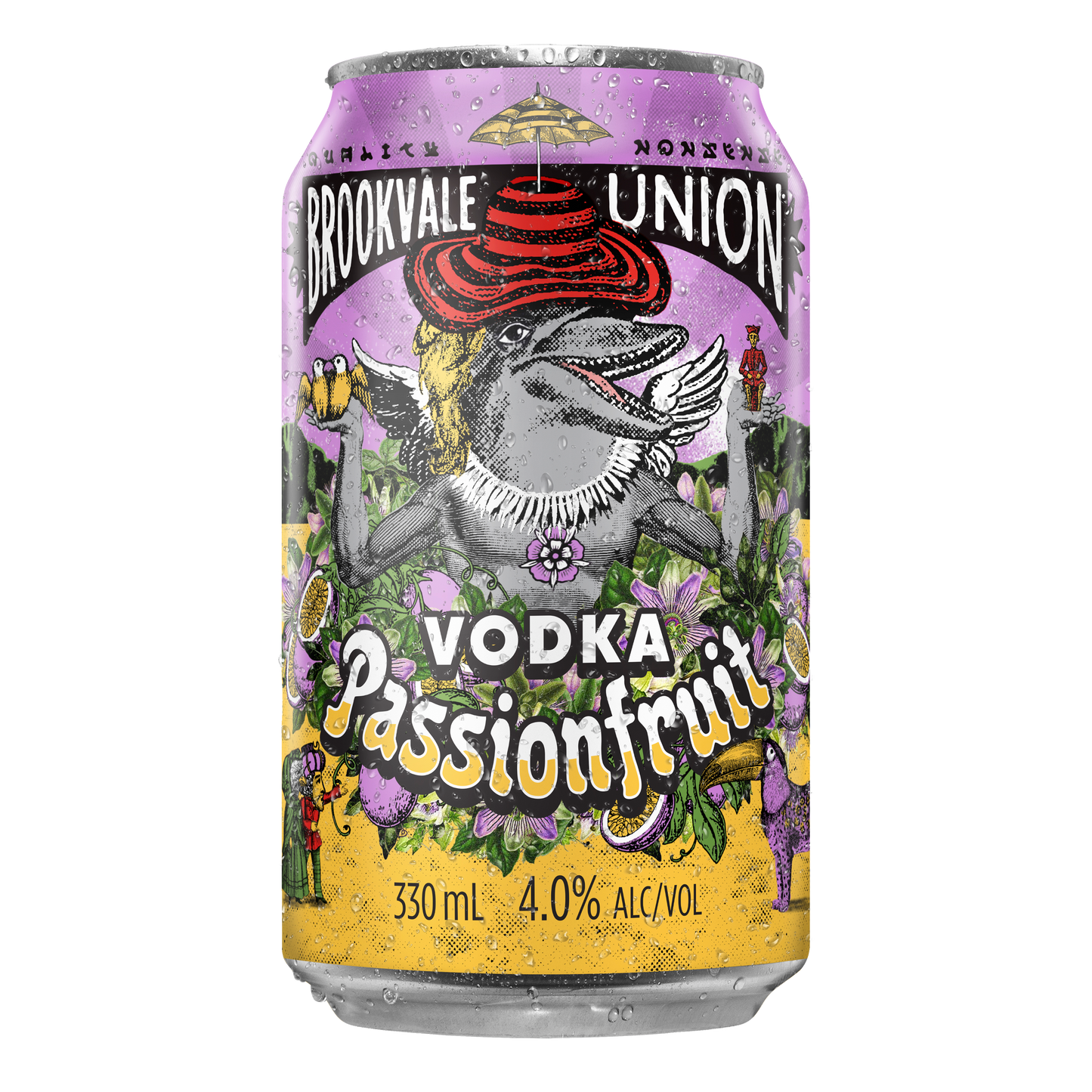 Brookvale Union Vodka Passionfruit Cans 330ml