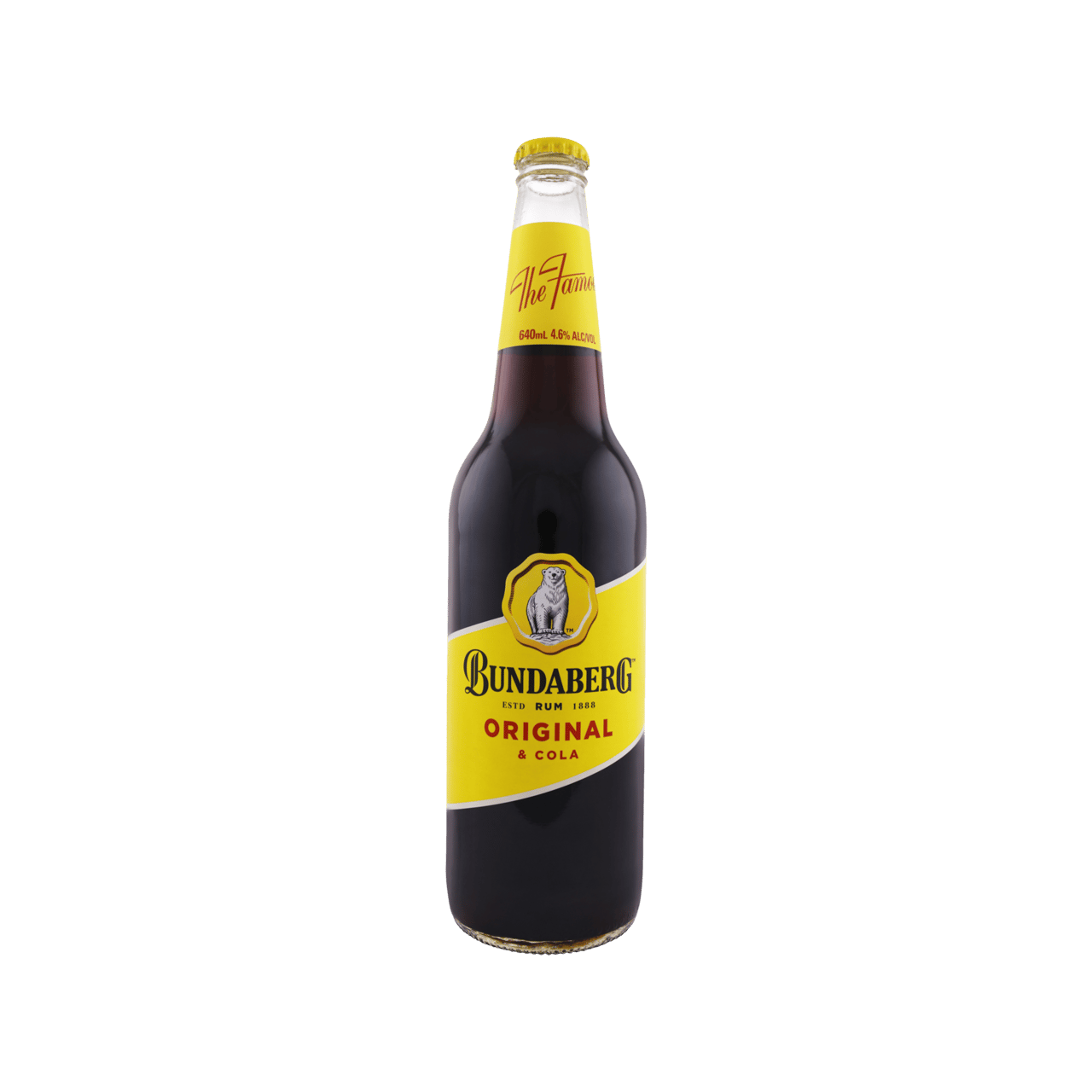 Bundaberg Original Rum & Cola Bottles 640ml