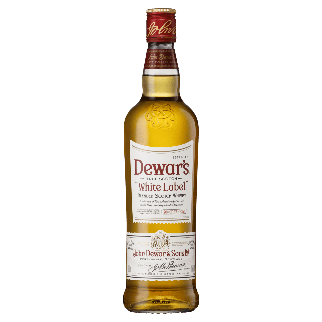 Dewar's White Label Blended Scotch Whisky 700ml