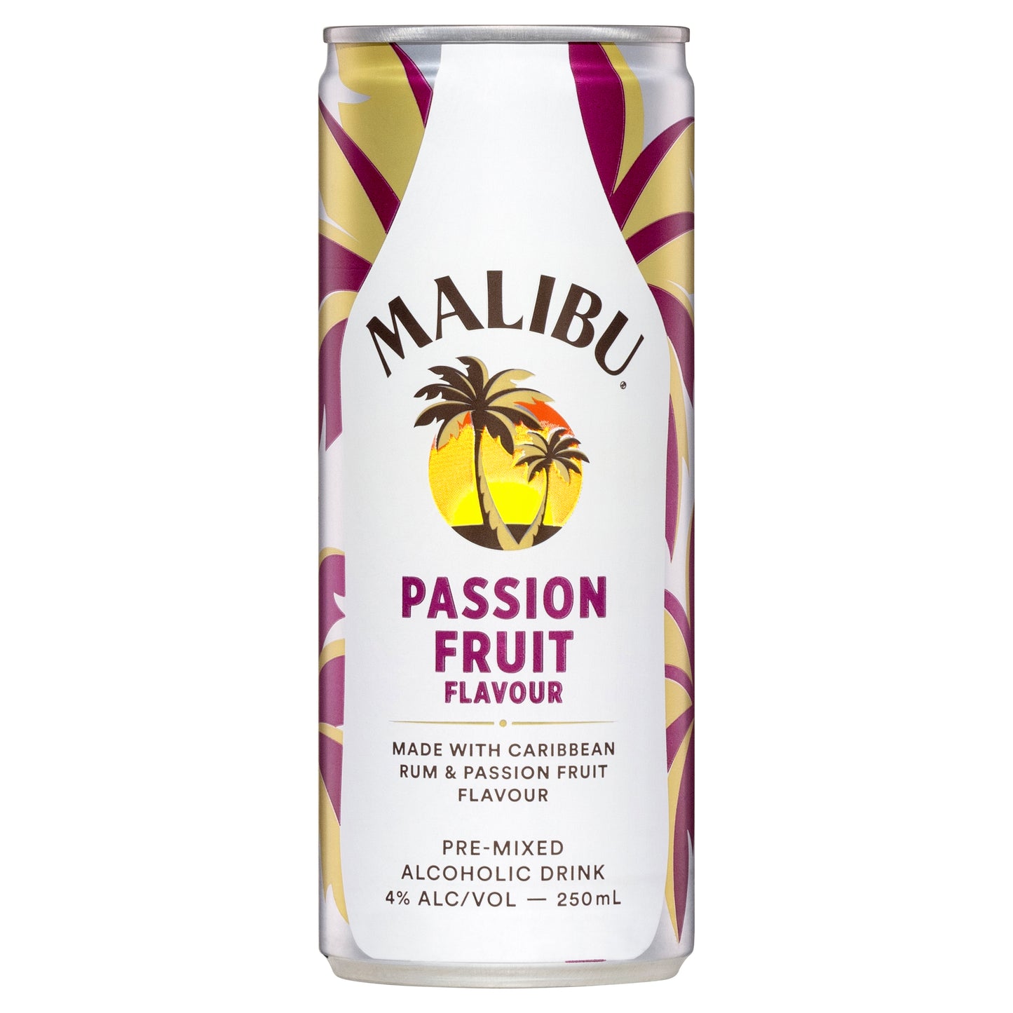 Malibu Coconut Rum & Passionfruit Cans 250ml