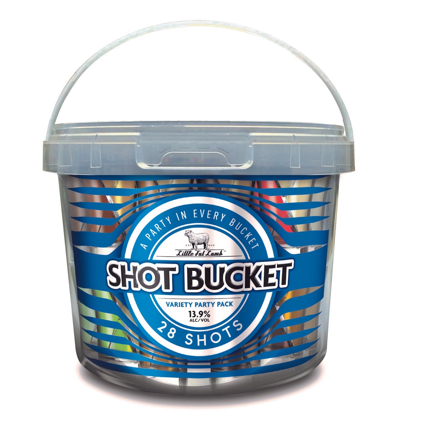 Little Fat Lamb Shot Bucket 28 Shots - Boozeit.com.au