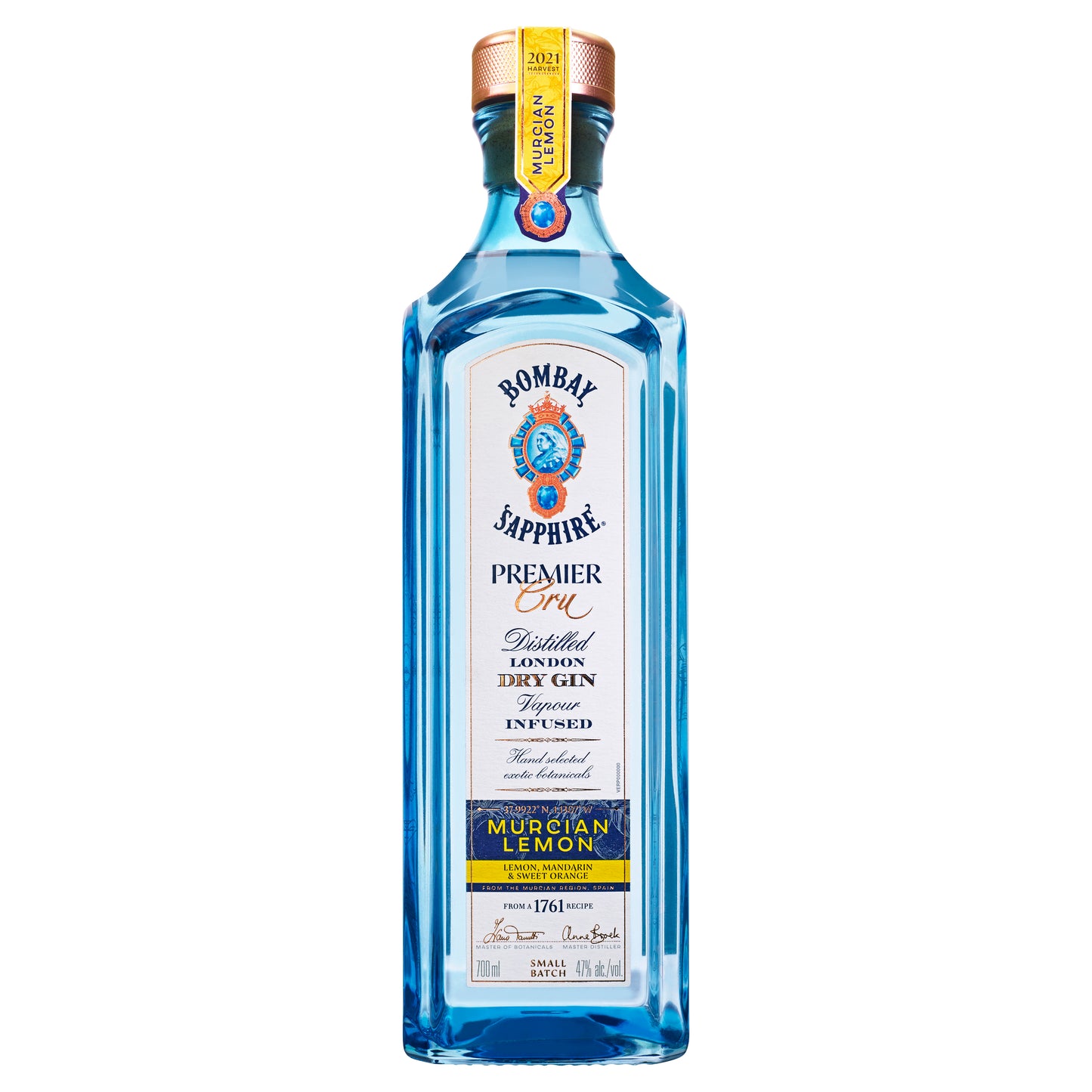 Bombay Sapphire Premier Cru Murcian Lemon Gin 700ml