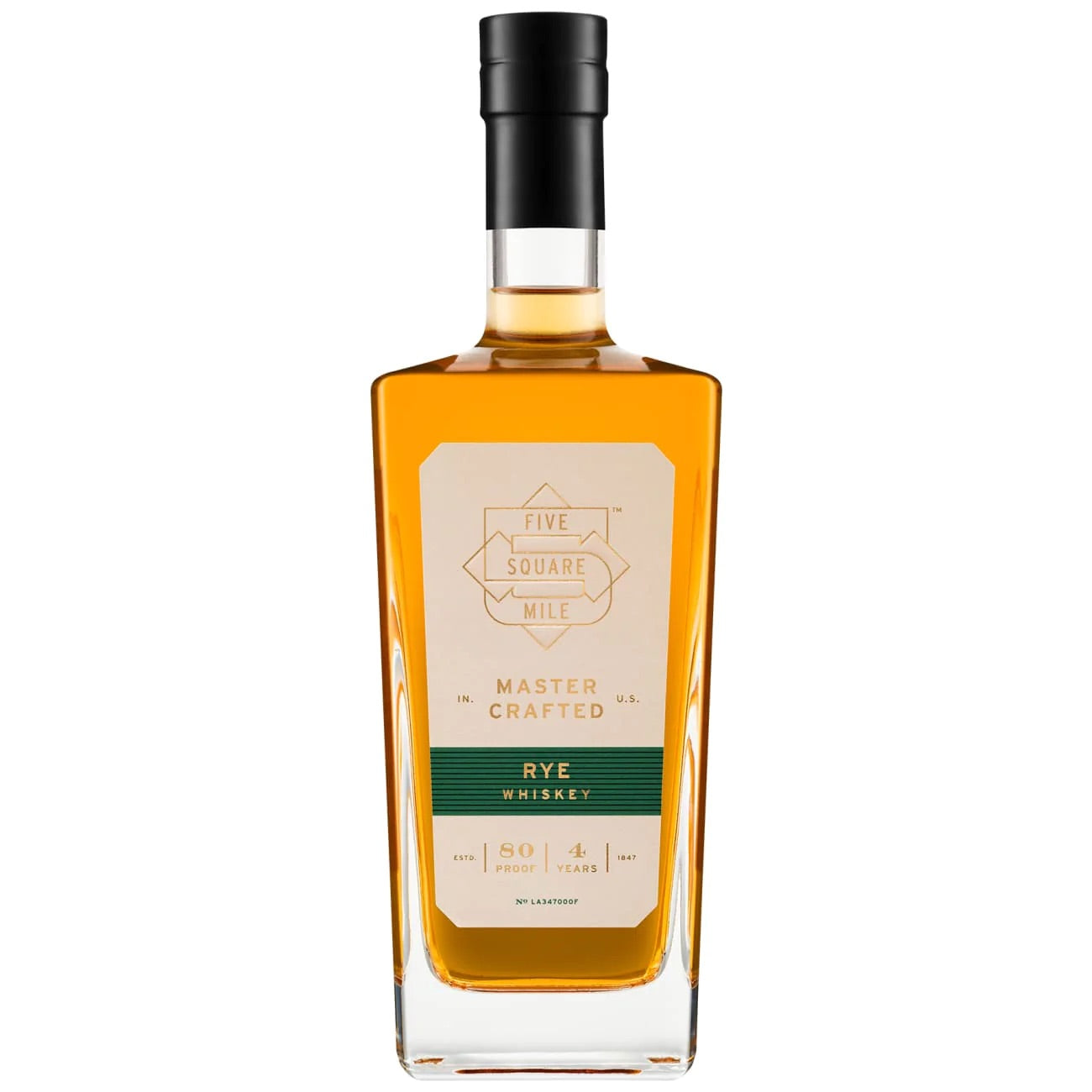 Five Square Mile Rye Whiskey 700ml