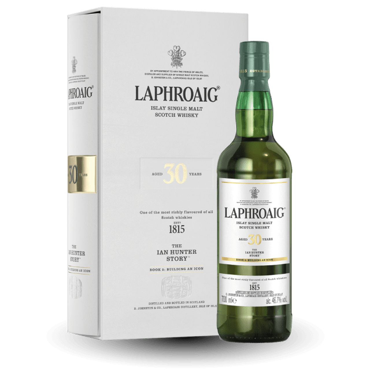 Laphroaig 30 Year Old The Ian Hunter Story Book 2 Single Malt Scotch Whisky 700ml - Boozeit.com.au
