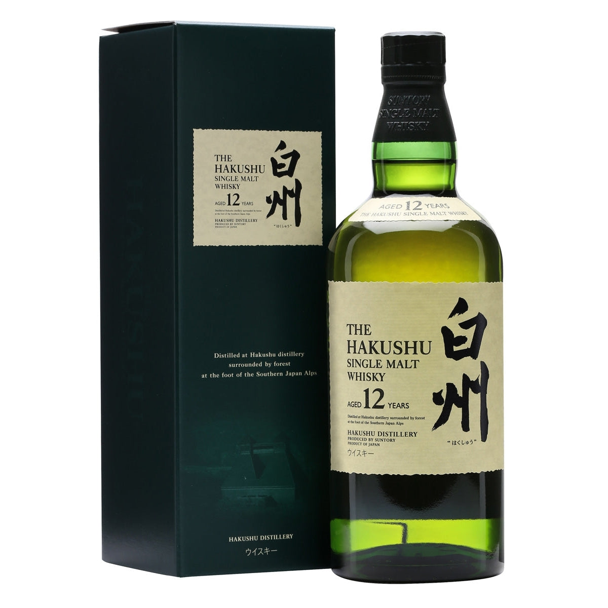 Hakushu 12 Year Old Single Malt Whisky 700ml